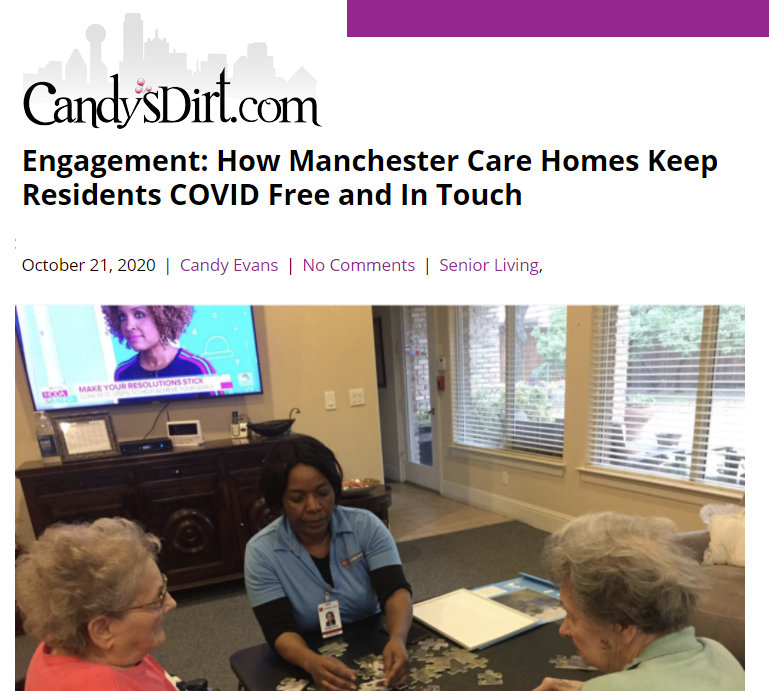 how manchester care homes keep residents covid free and in touch